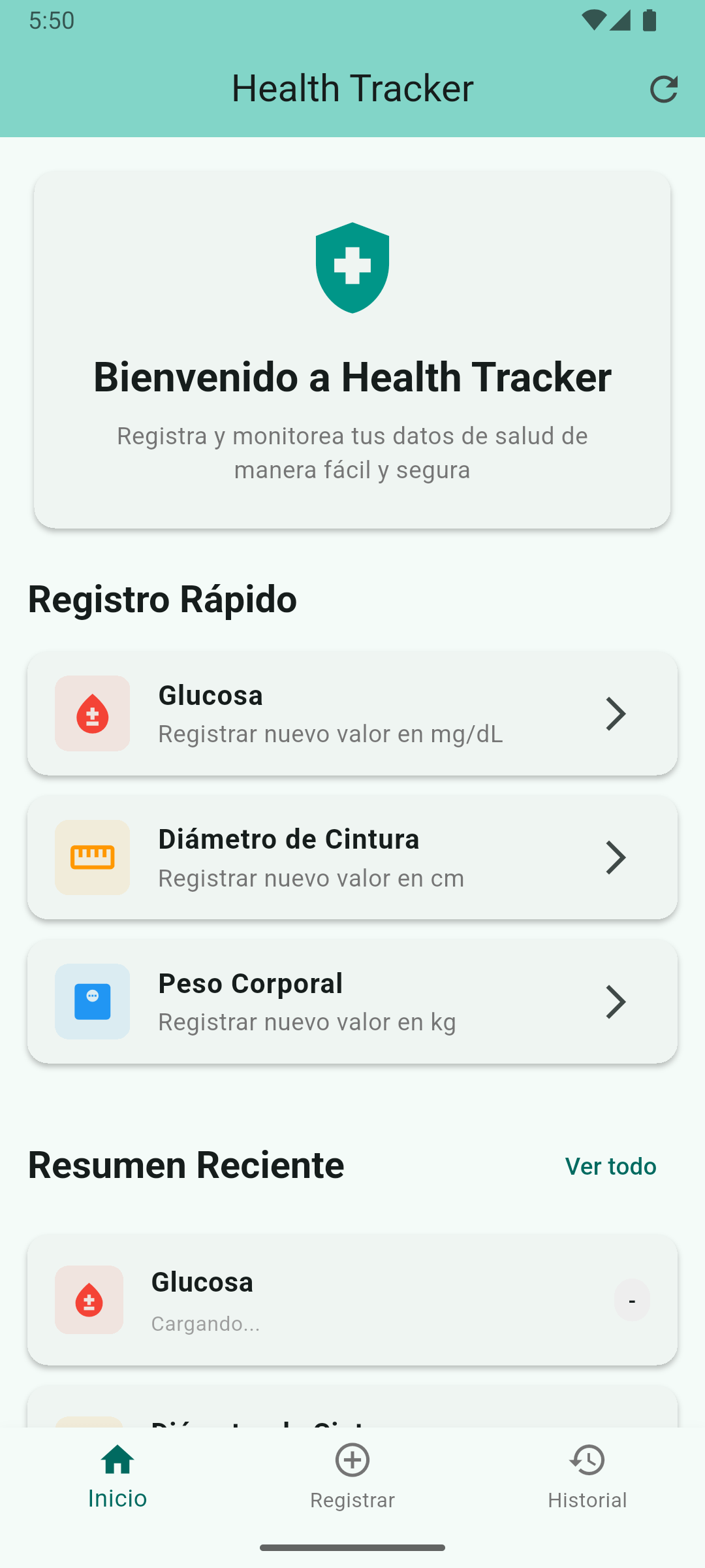 Health Tracker App