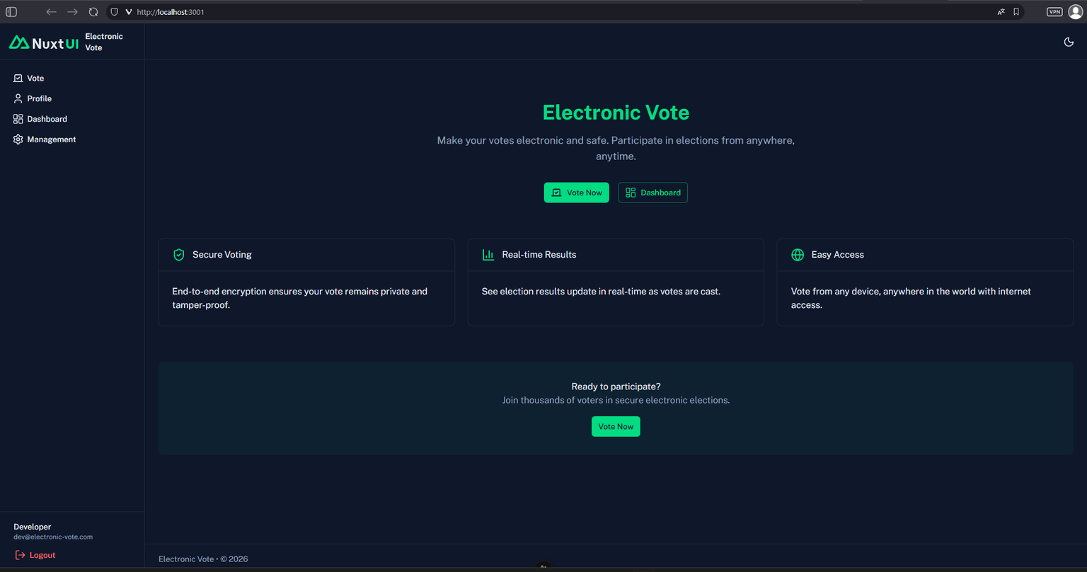 Electronic Vote